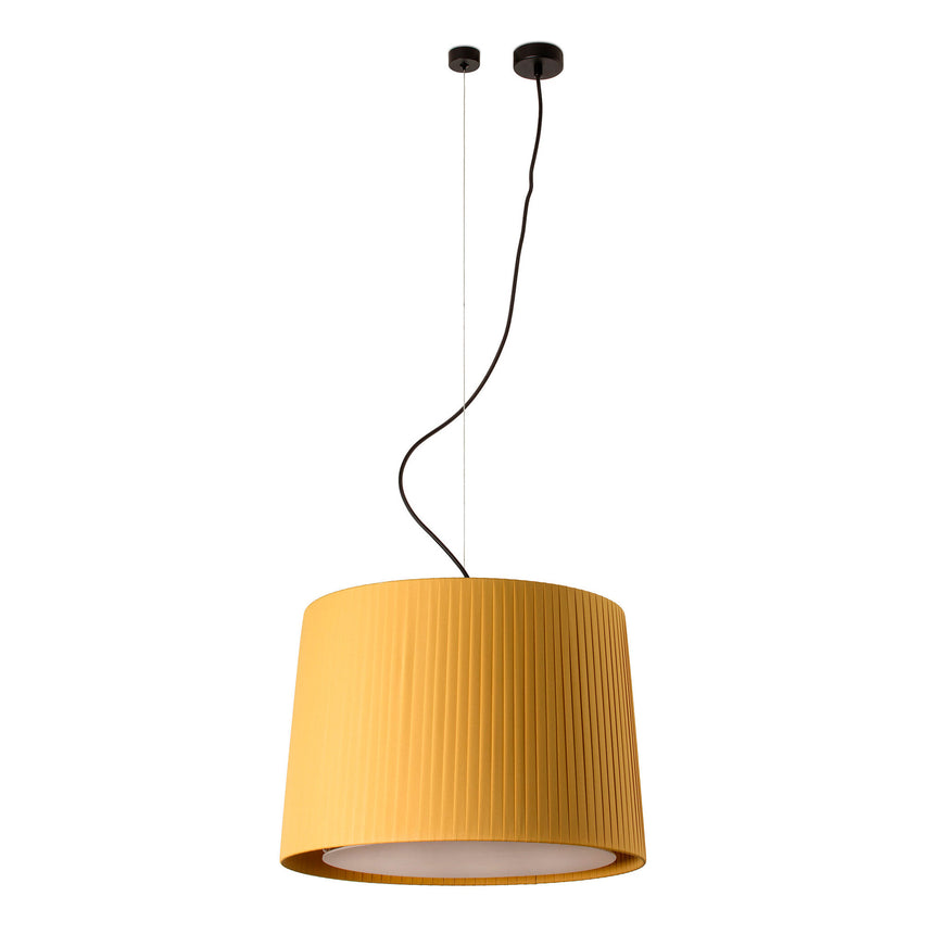Faro SAMBA Pendant lamp black/yellow tape ø450 64314-45