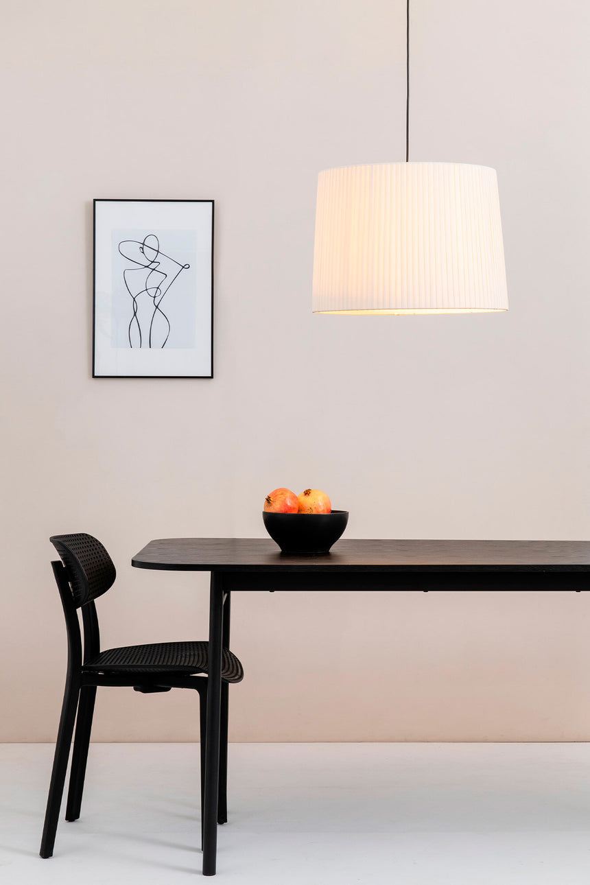 Faro SAMBA Simple hanging lamp black/beige tape 64315-44