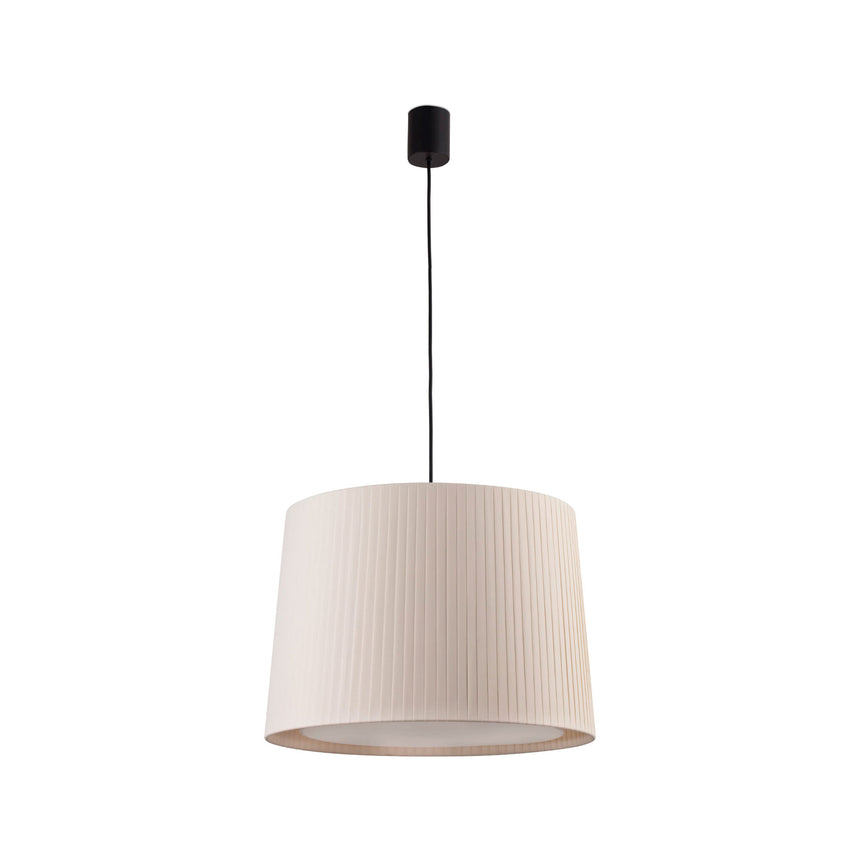 Faro SAMBA Simple hanging lamp black/beige tape 64315-44