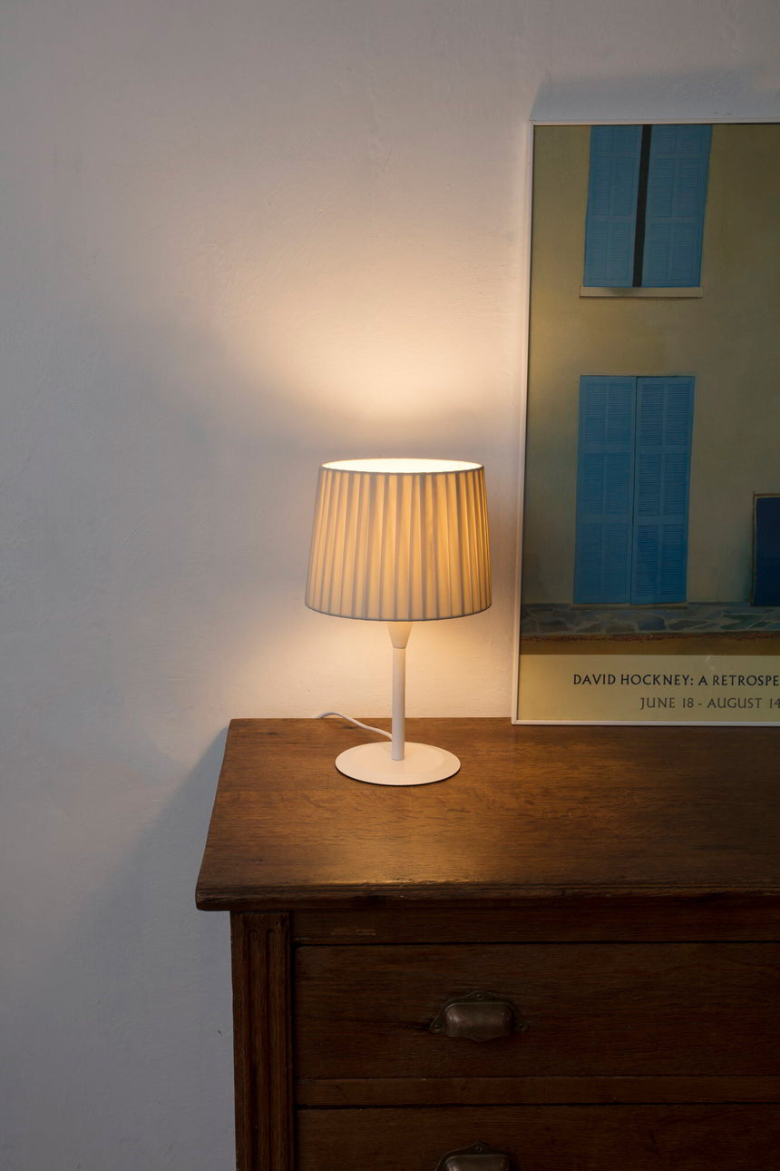 Faro SAMBA S Mini table lamp white/beige tape 64316-35