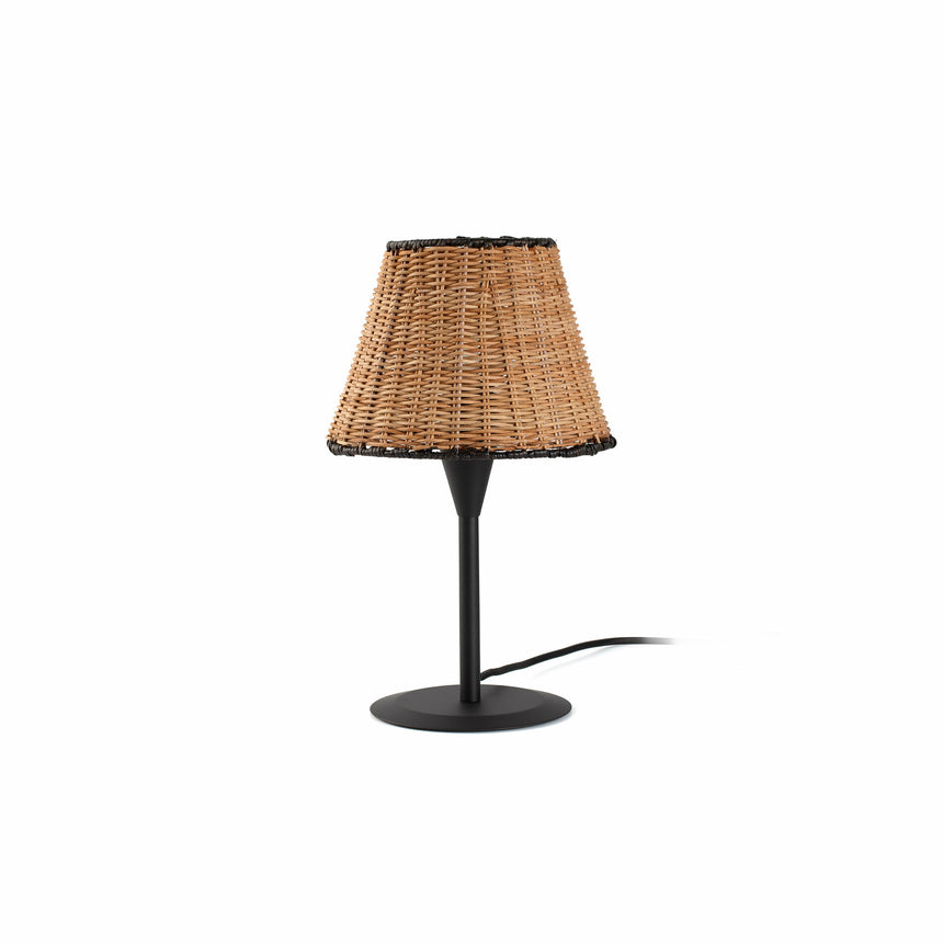Faro SUMBA S Mini black/rattan table lamp 64317-71