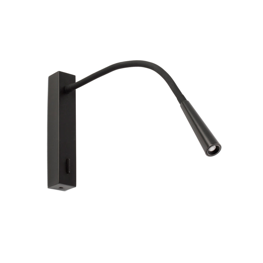 Faro FLIN Black reader wall lamp 64319