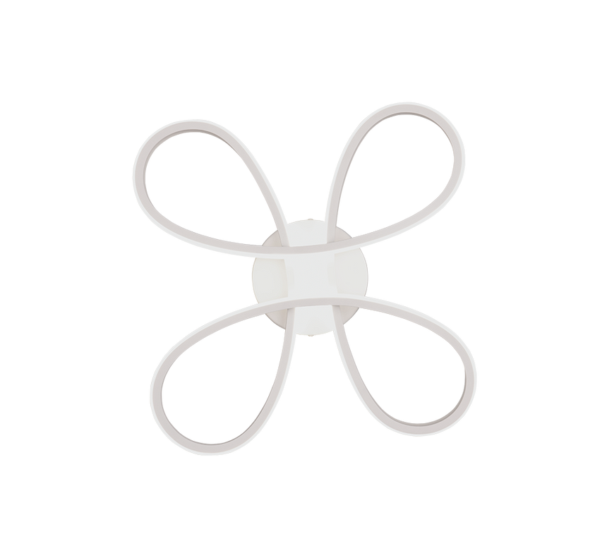 Plafón de techo Trio Fly LED blanco mate 4000K regulable 40cm 645610131 - vista 4