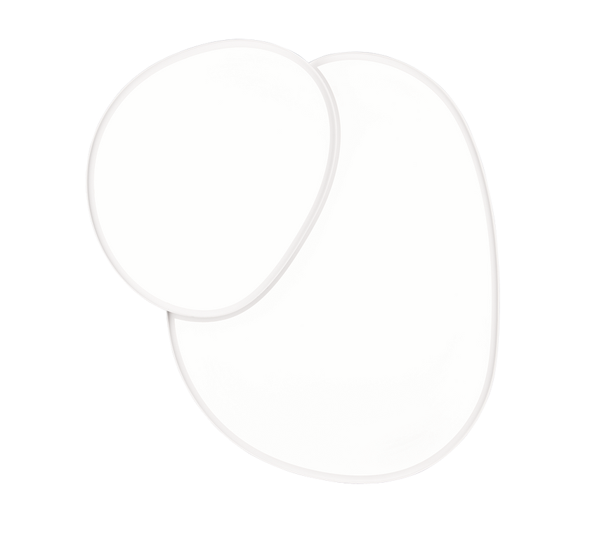 Plafón de techo Trio Rise LED blanco mate CCT regulable con mando 77cm 647519231 - vista 4