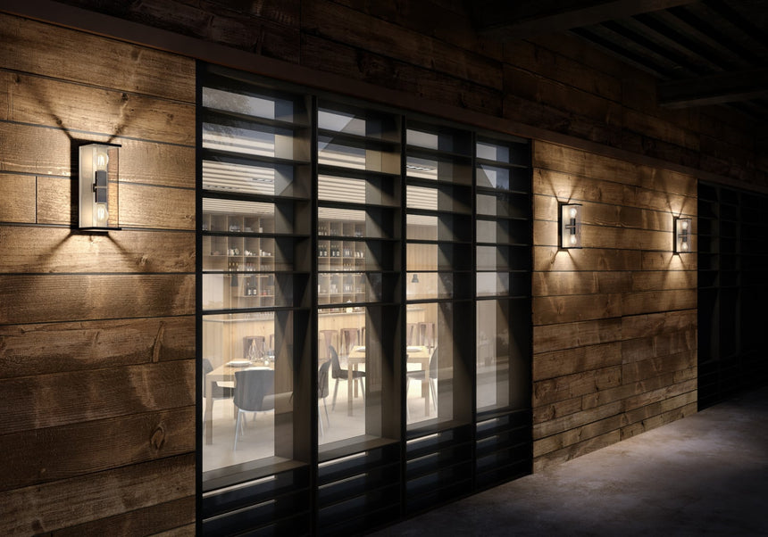 Mantra Meribel Aplique exterior negro 6493