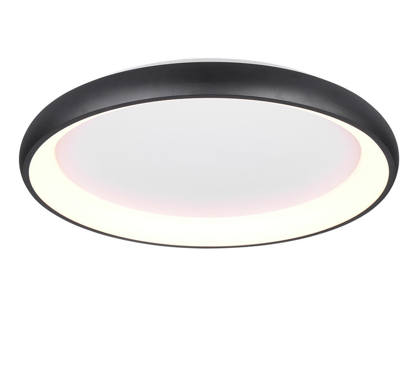 Trio Cardona LED Ceiling Light Black 59W 75cm 649617532