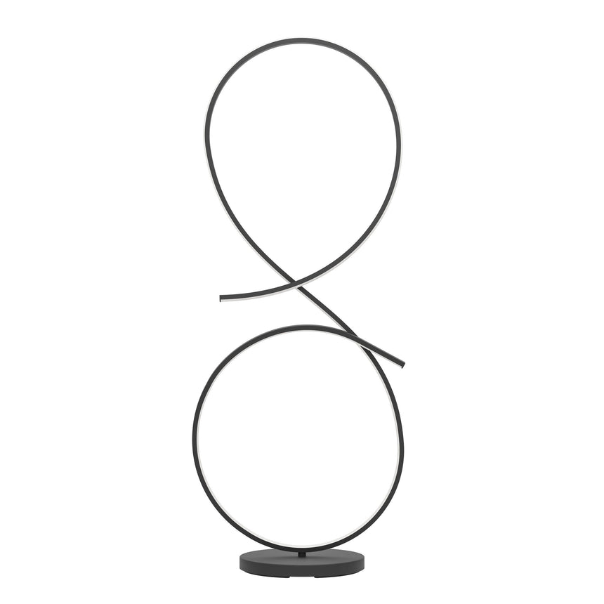 EGLO Serpins Lámpara de pie LED negro 901271