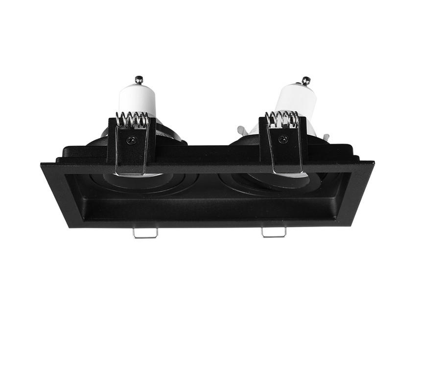 Downlight empotrable Trio Kenai 2 luces negro mate 651600232 - vista 3