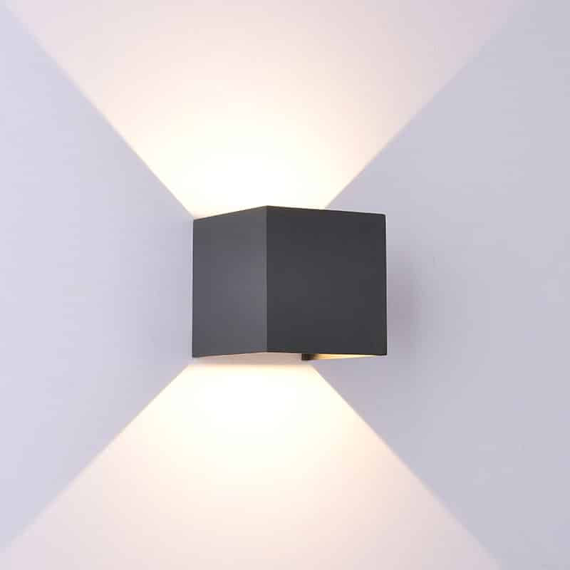 Mantra Davos Lámpara de pared aplique LED gris oscuro 6520