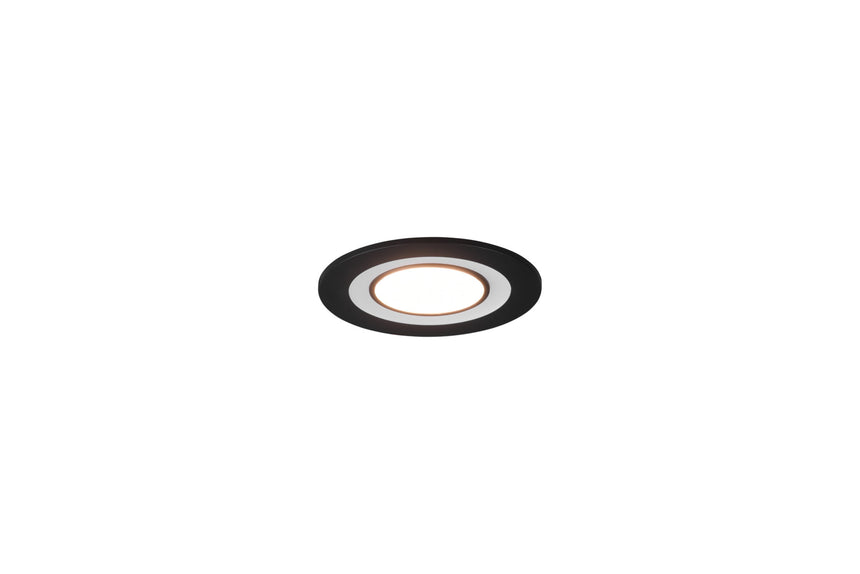 Trio Core Recessed LED plastic mat black 652510132