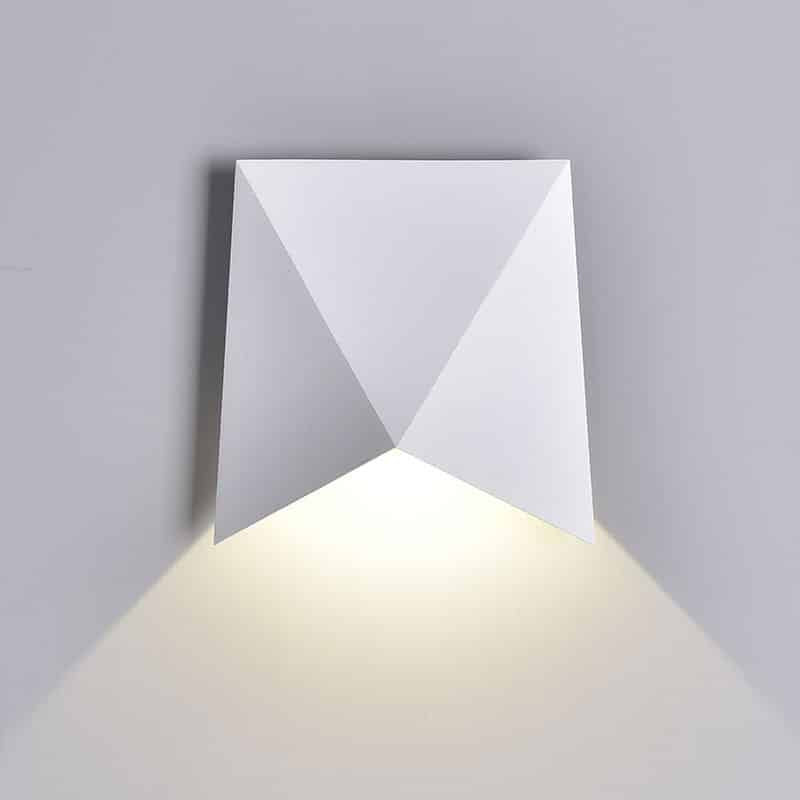 Mantra Triax Aplique exterior LED IP54 beige, blanco 6526
