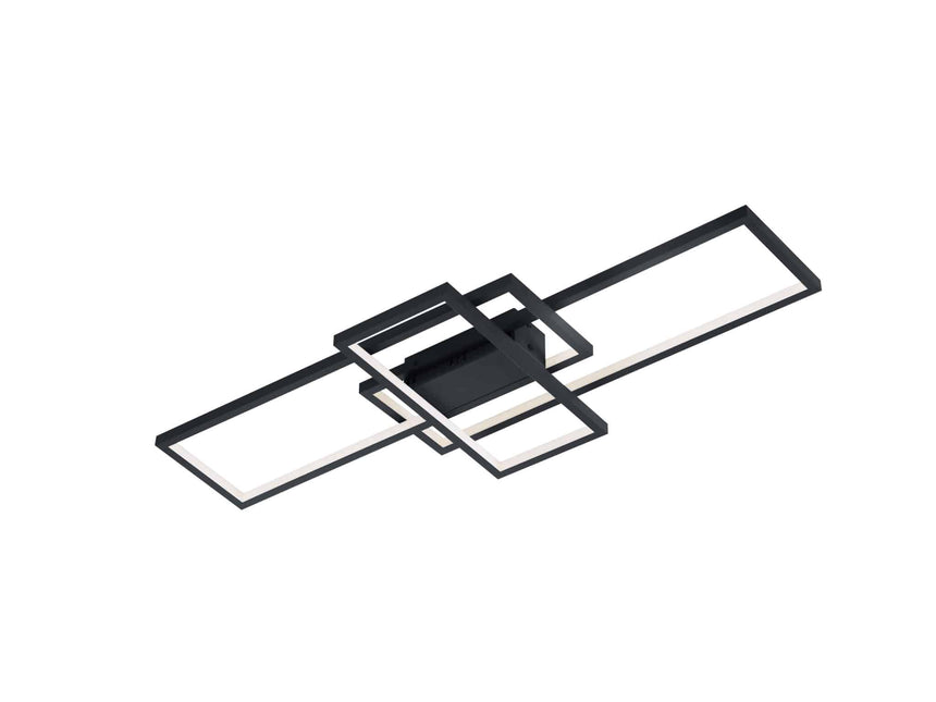 Trio Thiago Anthracite metal LED ceiling light 652610342