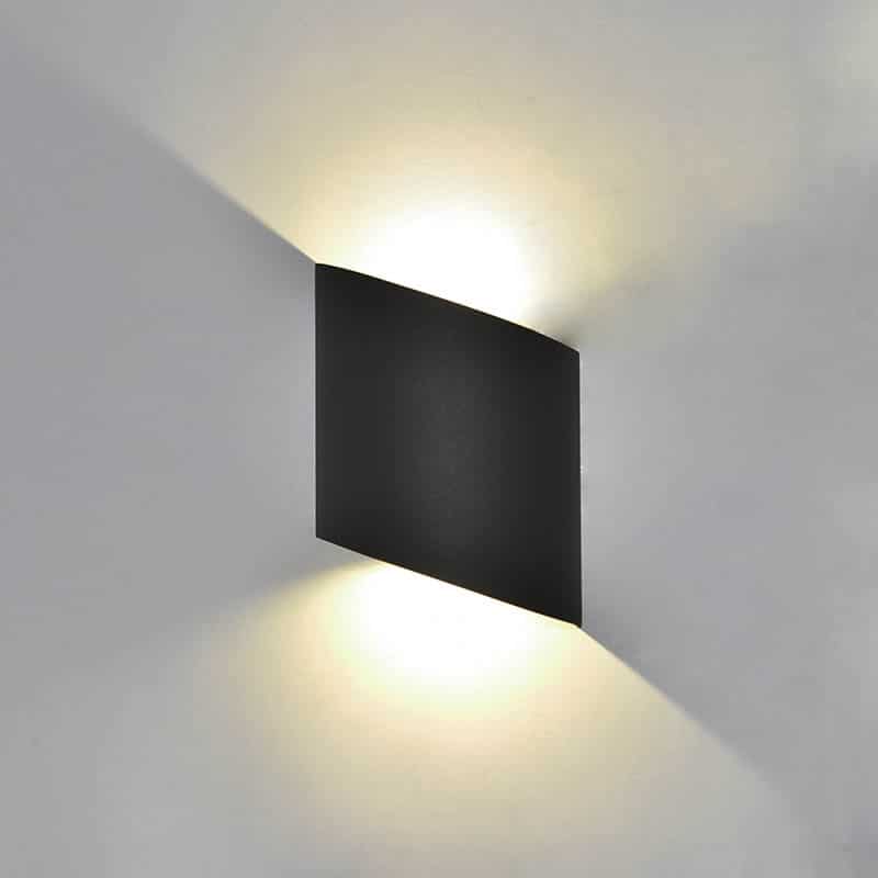 Mantra Sochi LED outdoor wall light IP54 dark gray 6530
