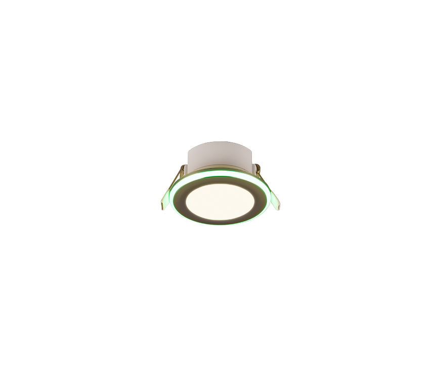 Plafón de techo Trio Argus LED cromo 3000K Ø8,2cm 653610106