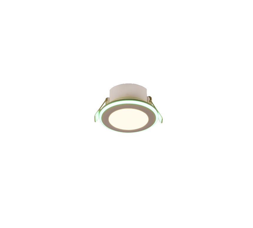 Plafón de techo Trio Argus LED blanco mate 3000K Ø8,2cm 653610131