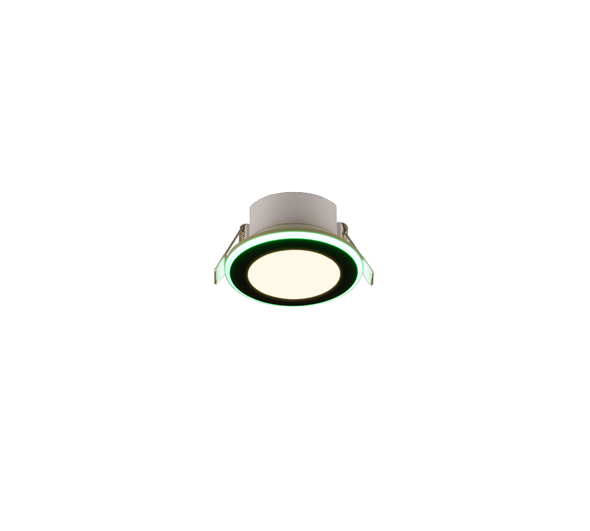 Plafón de techo Trio Argus LED negro mate 3000K Ø8,2cm 653610132
