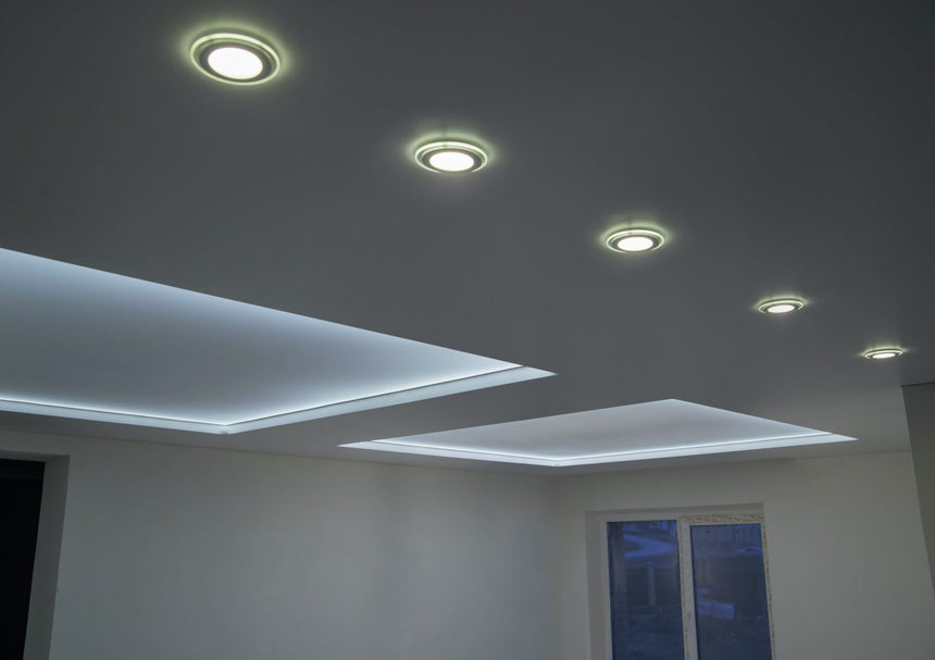 Plafón de techo Trio Argus LED cromo 3000K Ø8,2cm 653610306