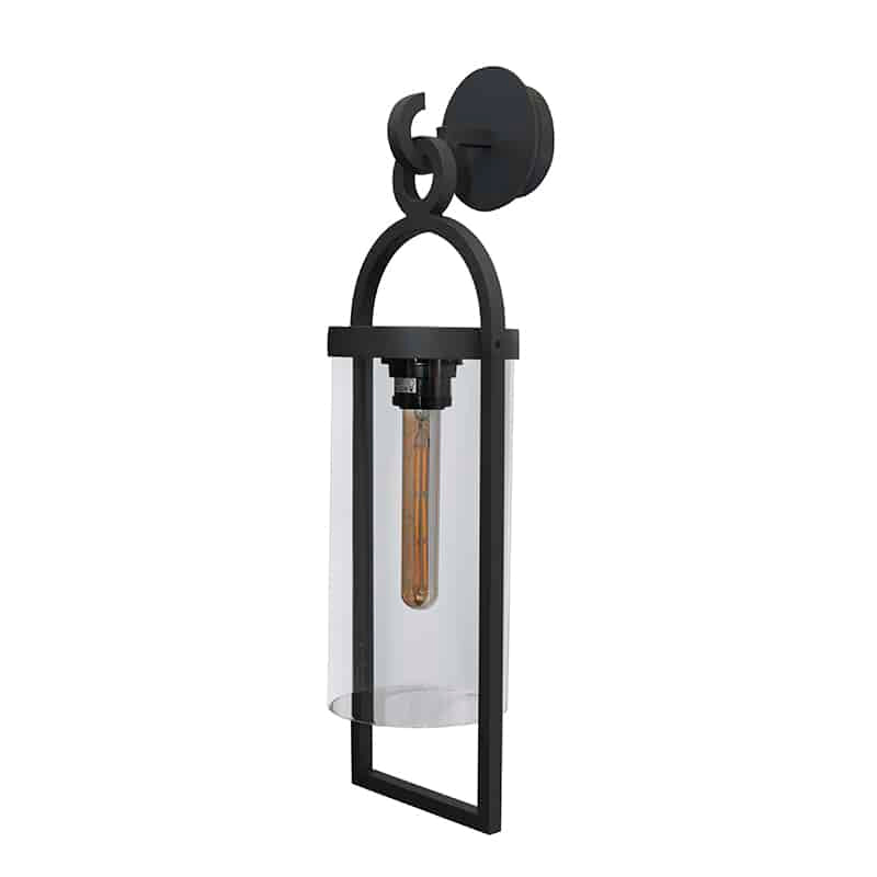 Mantra Maya Long Outdoor Wall Lamp IP54 dark gray 6552