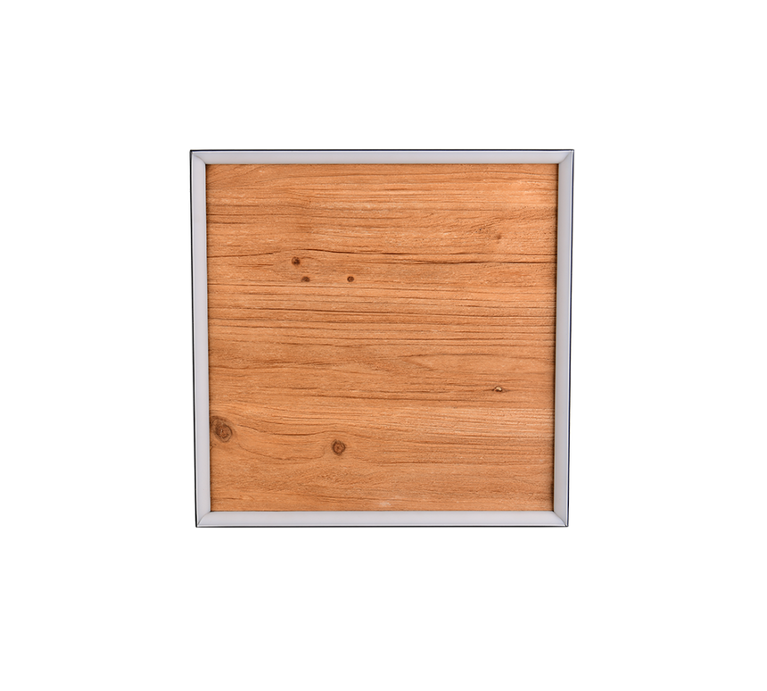 Plafón de techo Trio Kalea LED madera 3000K 45cm 655510130