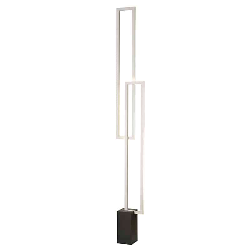 Mantra Mural White Dimmable LED Floor Lamp, White 6563
