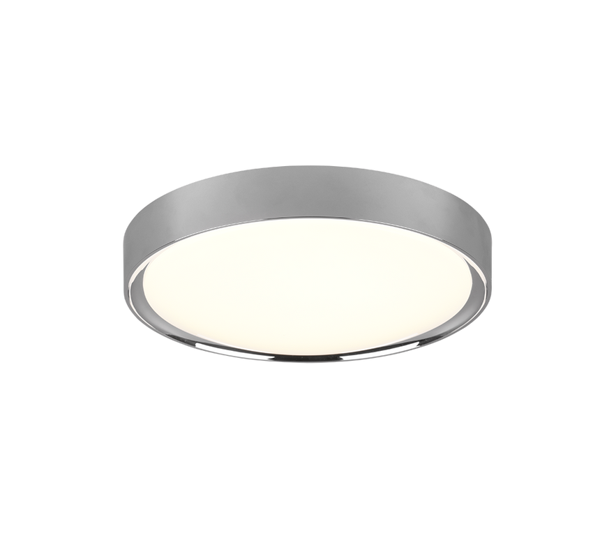 Trio Clarimo LED plastic chrome ceiling light 659011806