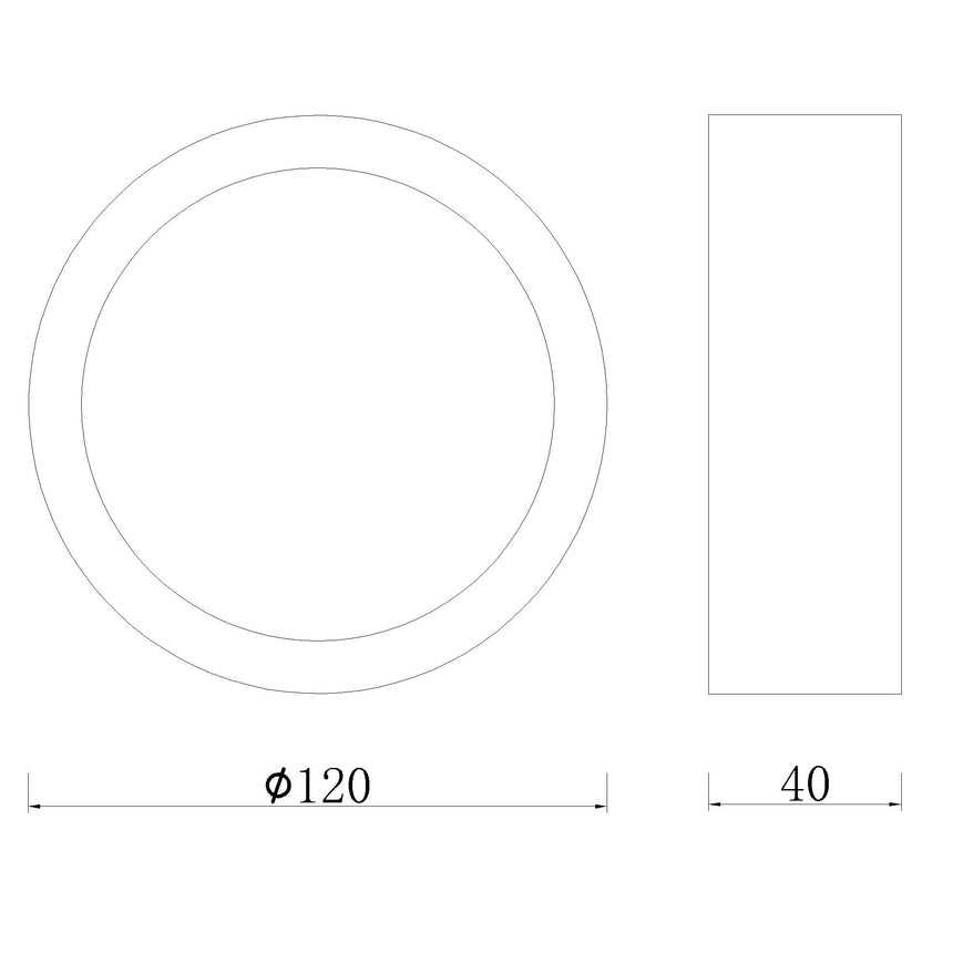 Mantra Saona superficie Plafon LED Redondo blanco 6621