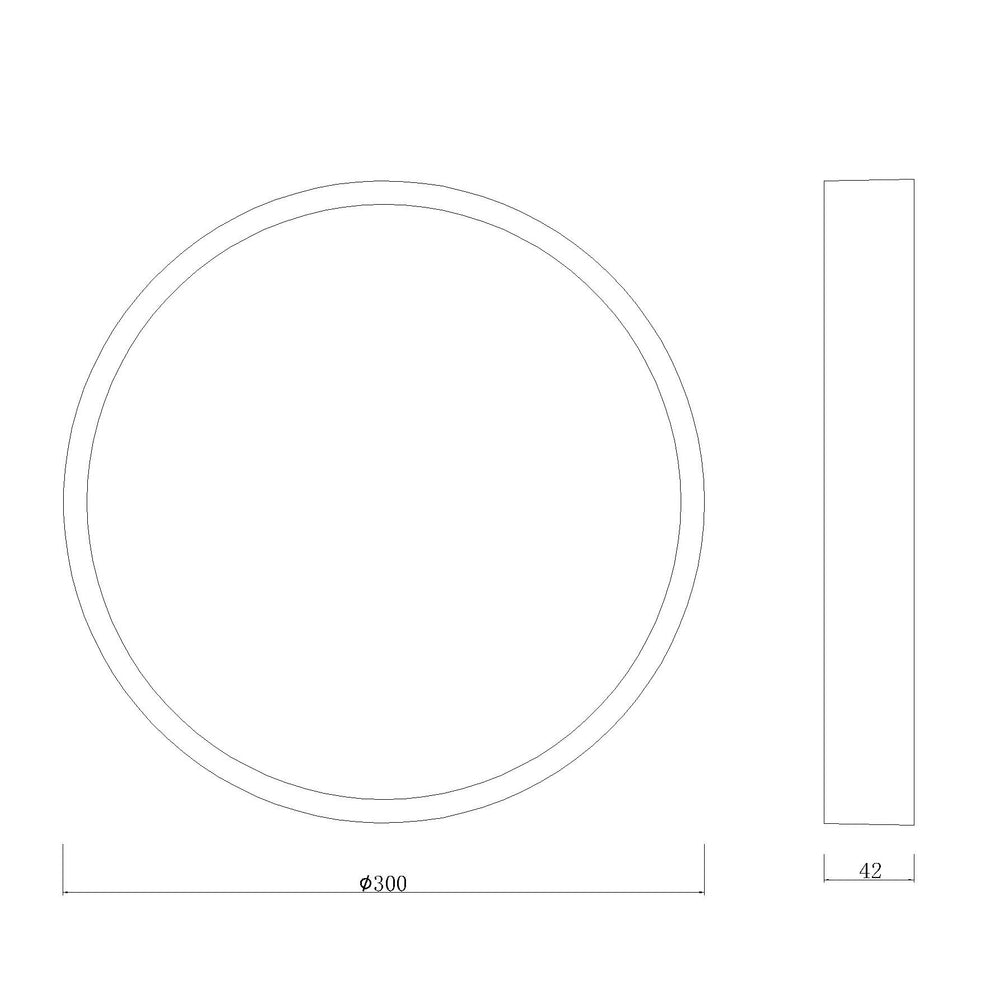 Mantra Saona surface ceiling lamp LED Round white 6627