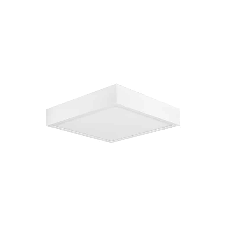 Mantra Saona superficie Plafon LED Cuadrado blanco 6628