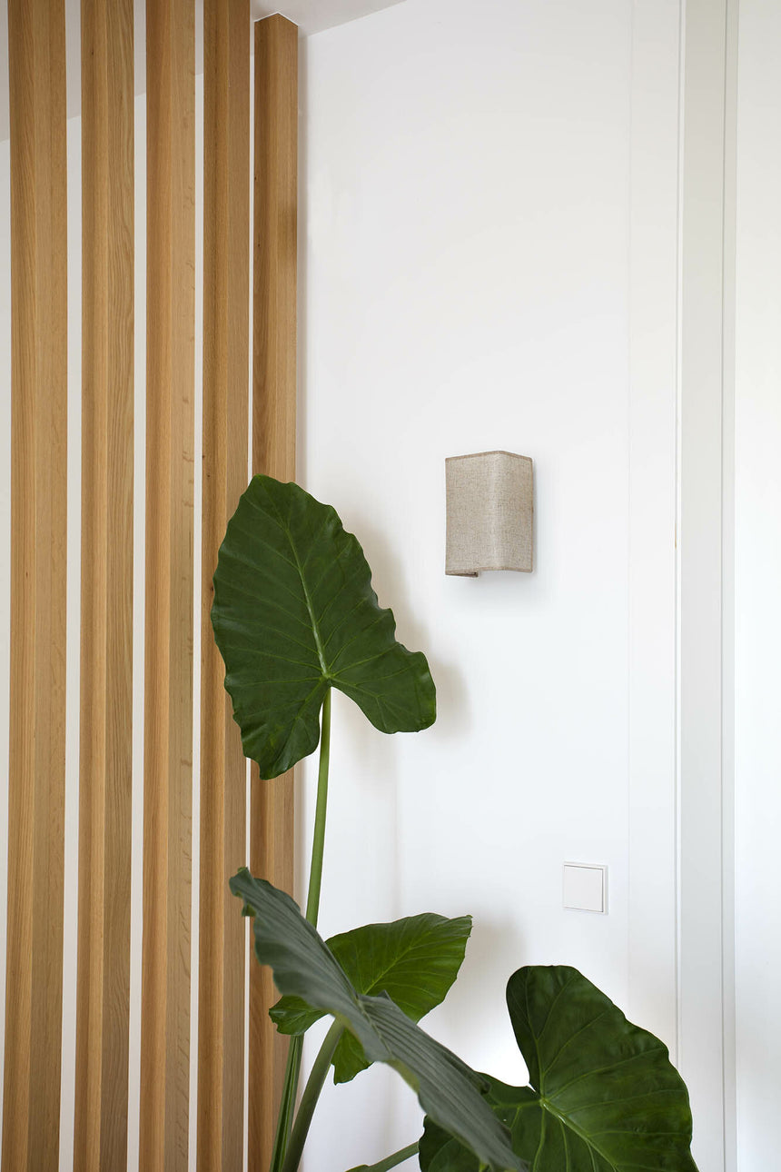 Faro OTTON RCT Vertical jute wall lamp 66400-98