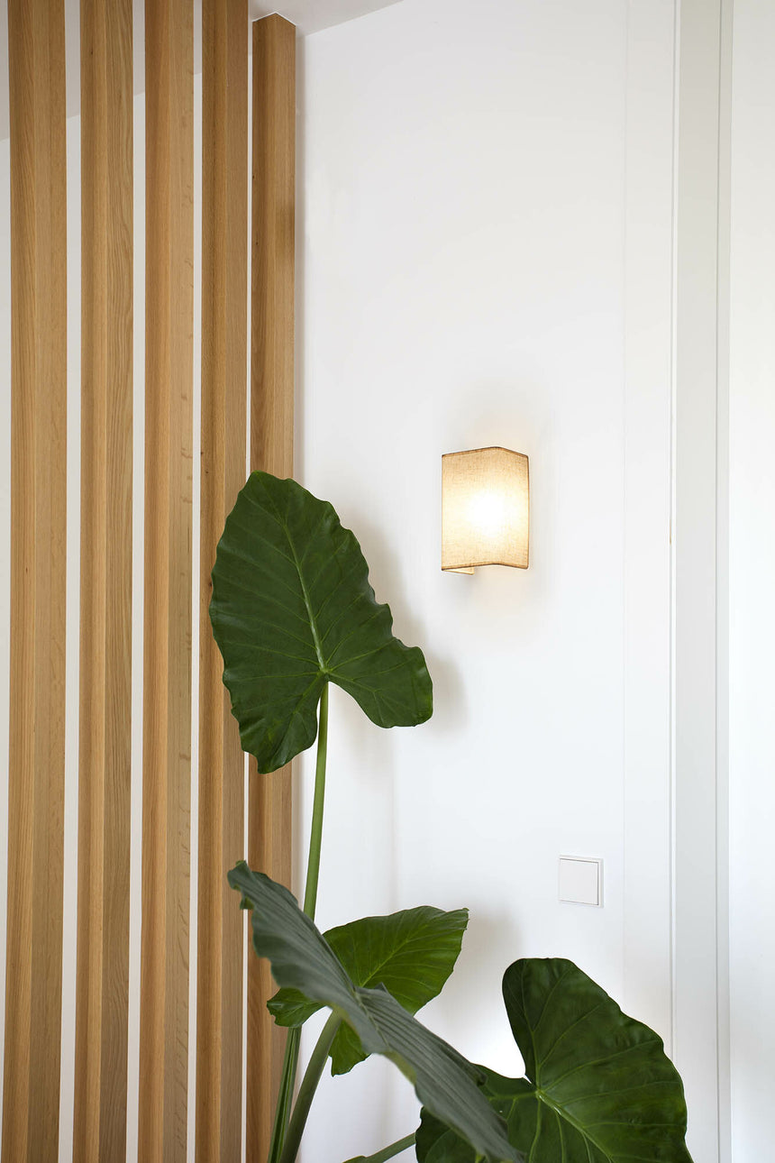 Faro OTTON RCT Vertical jute wall lamp 66400-98