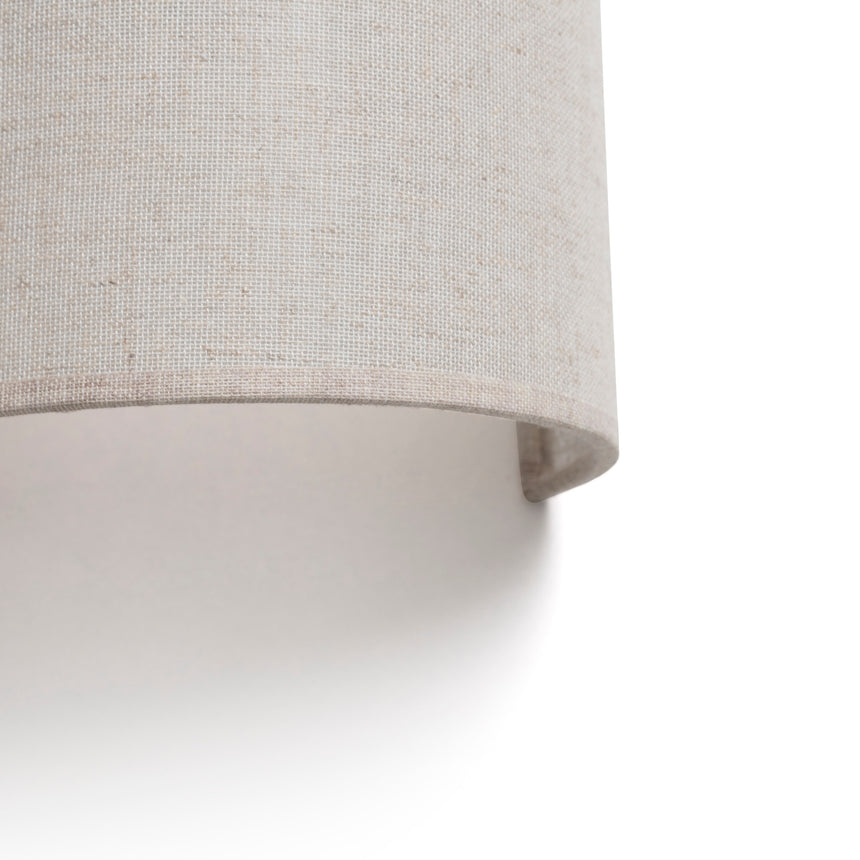 Faro OTTON R Vertical round linen wall lamp 2L 66401-103