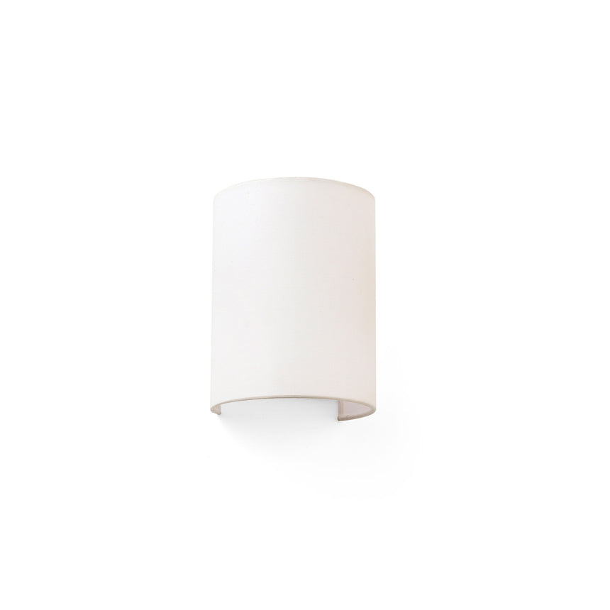 Faro COTTON R Round vertical beige wall lamp 66407