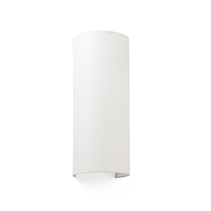 Faro COTTON R Lámpara aplique beige redondo vertical 2L 66409