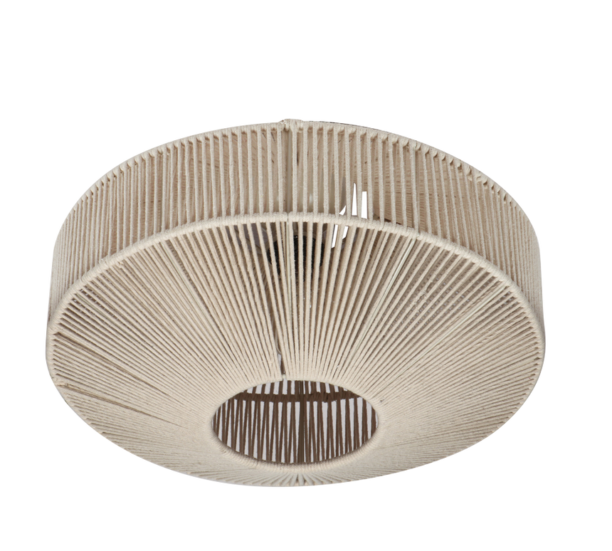 Plafón de techo Trio Svea LED cream 2700K Ø46cm 664700144