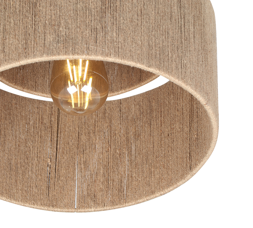 Plafón de techo Trio Smilla beige Ø30cm 666800136 - vista 3