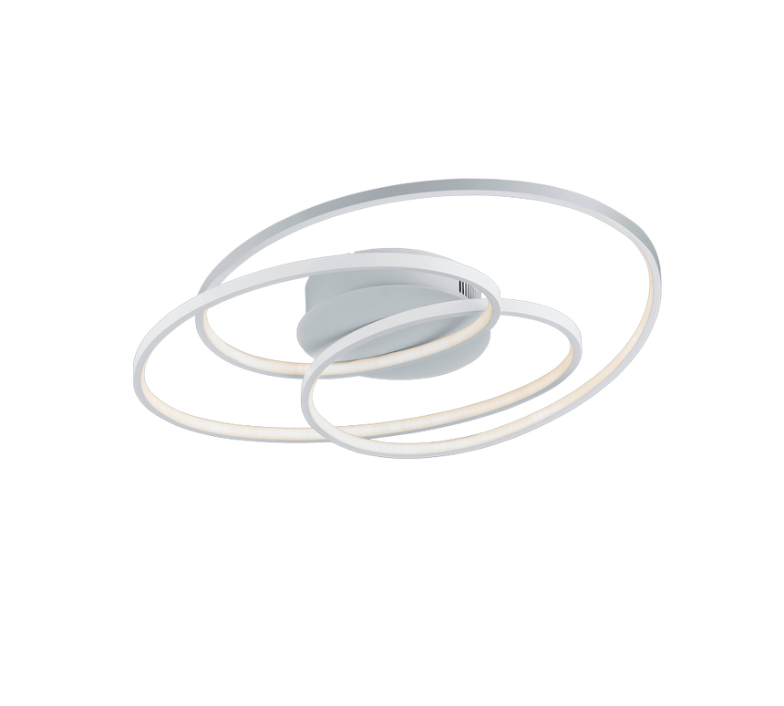 Trio Gale LED metal ceiling light mat white 673916031