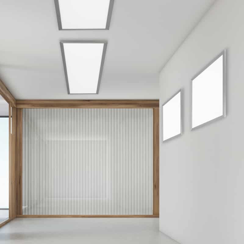 Trio Phoenix Plafón LED de metal níquel mate 674011207