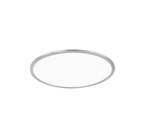 Plafón de techo Trio Phoenix LED níquel mate 3000K regulable Ø62cm 674096207