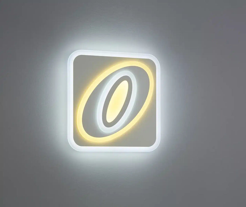 Trio Lighting SUZUKA Plafón LED blanco regulable con mando 675010101