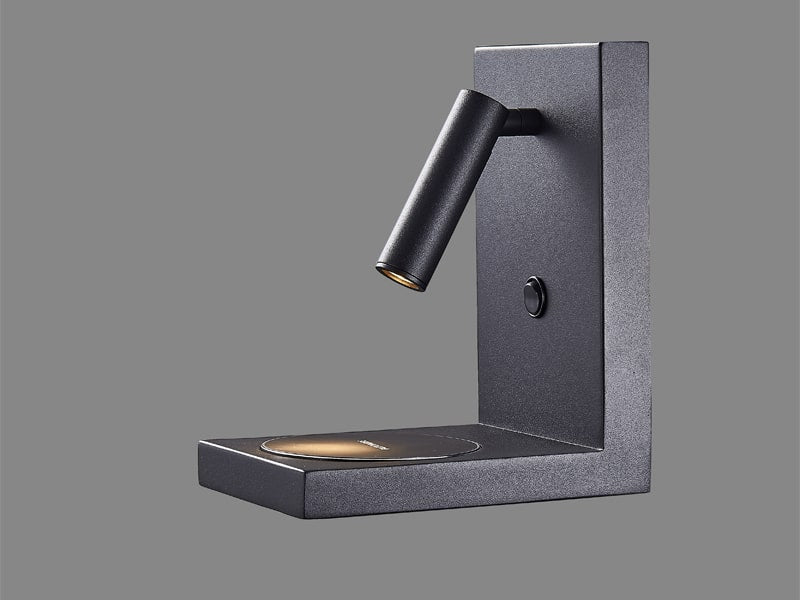 Mantra Zanzibar Aplique Cargador Inducción negro 6752