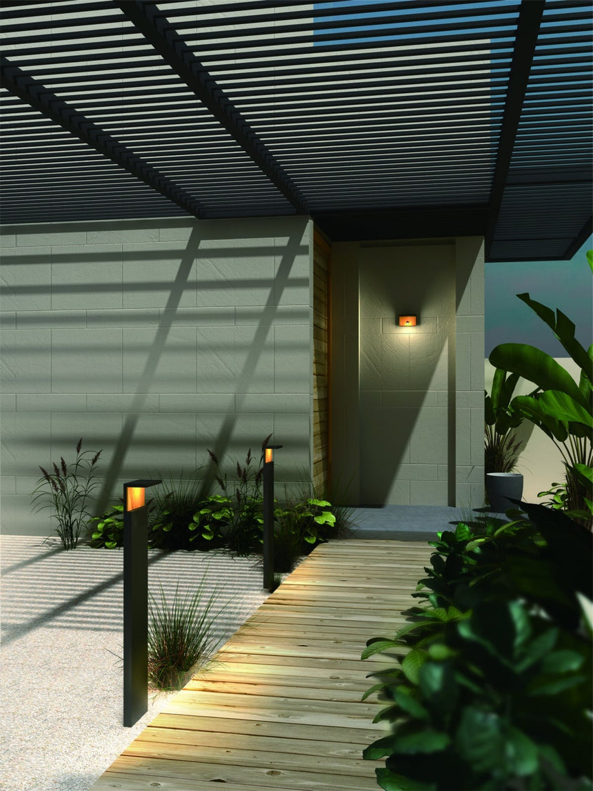 Mantra Ruka Sobremuro exterior LED 13W 3000K IP65 gris oscuro 6771