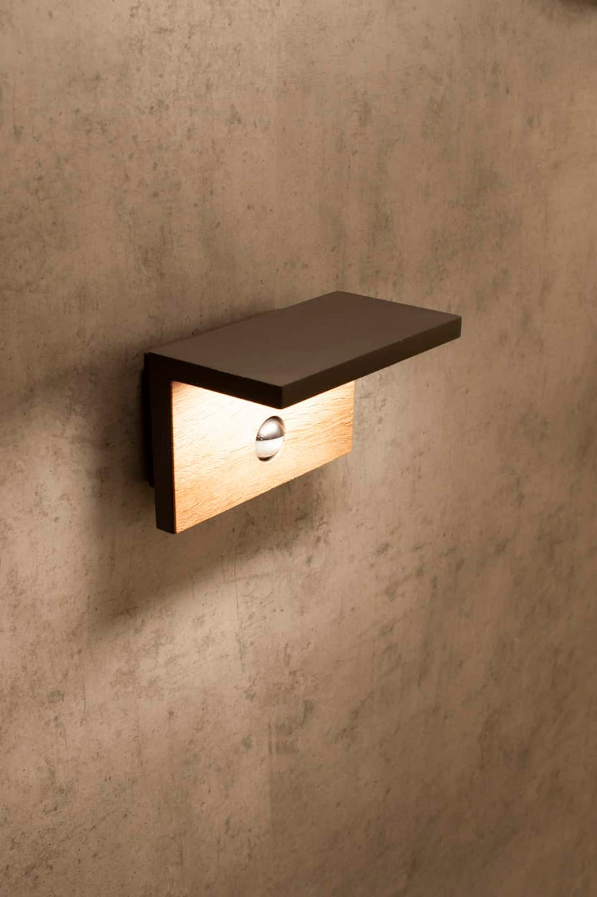 Mantra Ruka Lámpara de pared aplique LED 15W gris oscuro 3000K 6774 - en ambiente