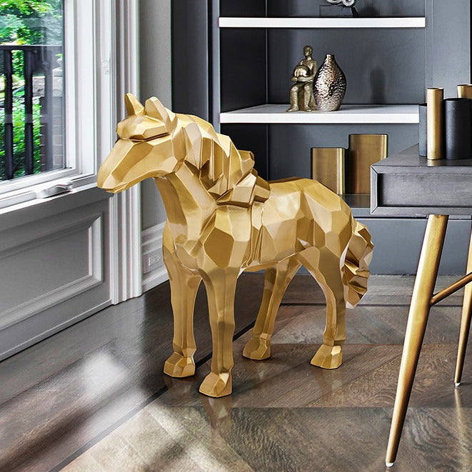 Schuller Future Horse Figura caballo exterior oro 679466