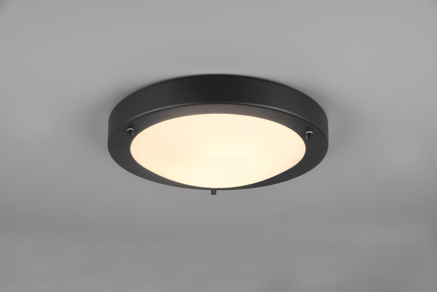 Trio Condus Black mat metal ceiling light 6801011-32
