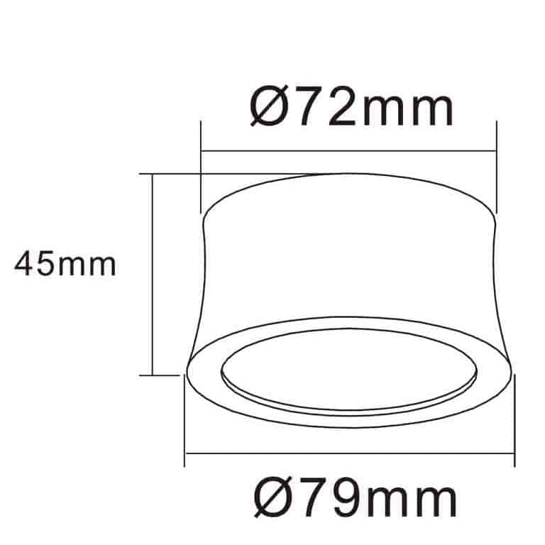 Plano de medidas - Mantra Gower Foco blanco 6830