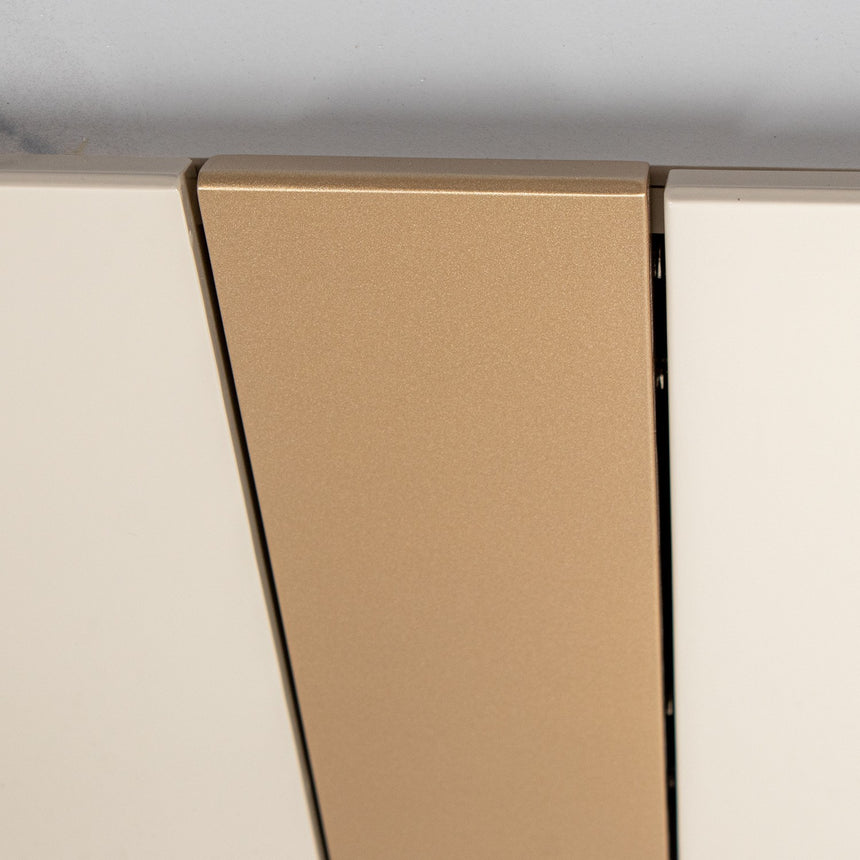 Mueble TV madera beige 4 puertas 180cm 68469