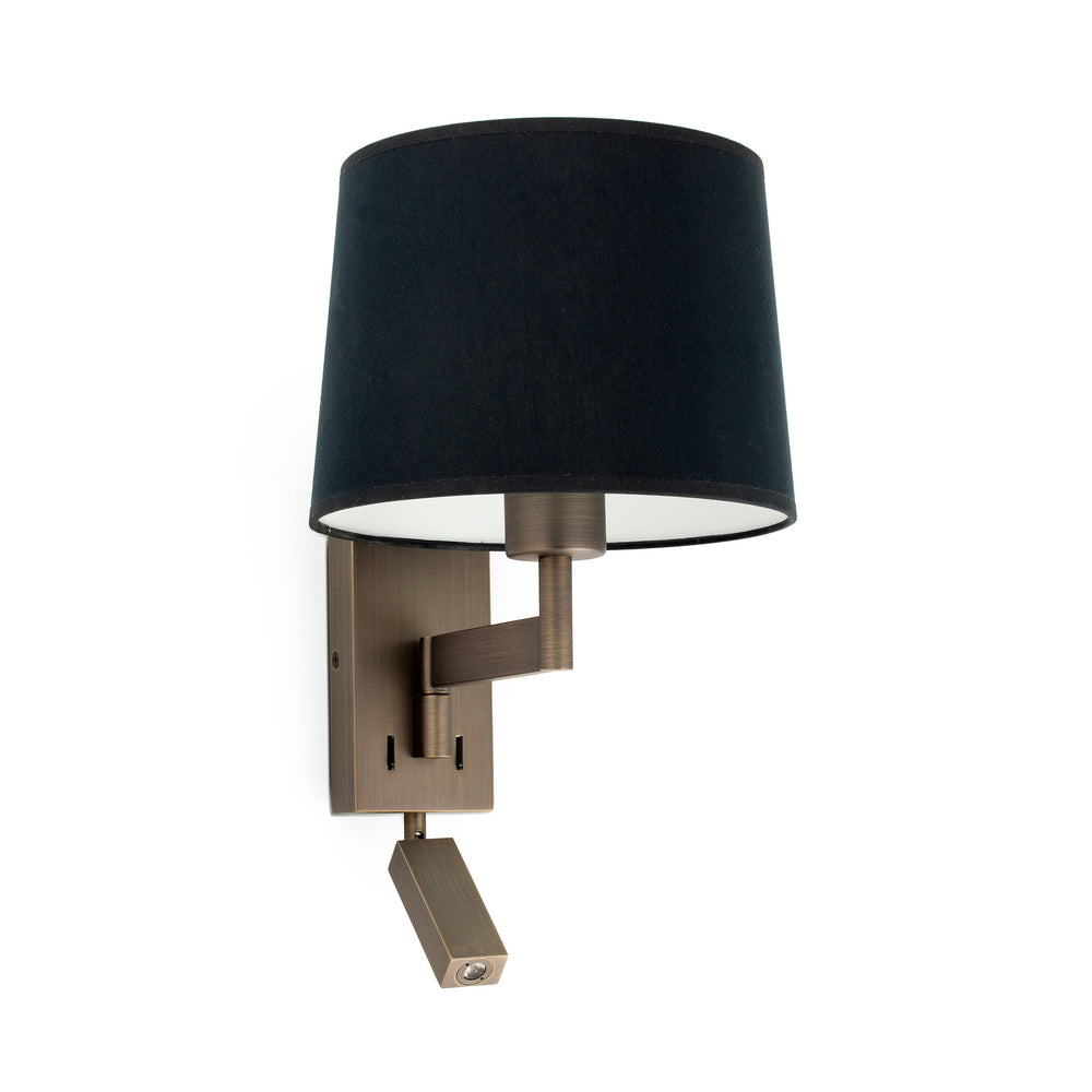 Faro ARTIS Wall lamp with bronze/black reader 68492-03