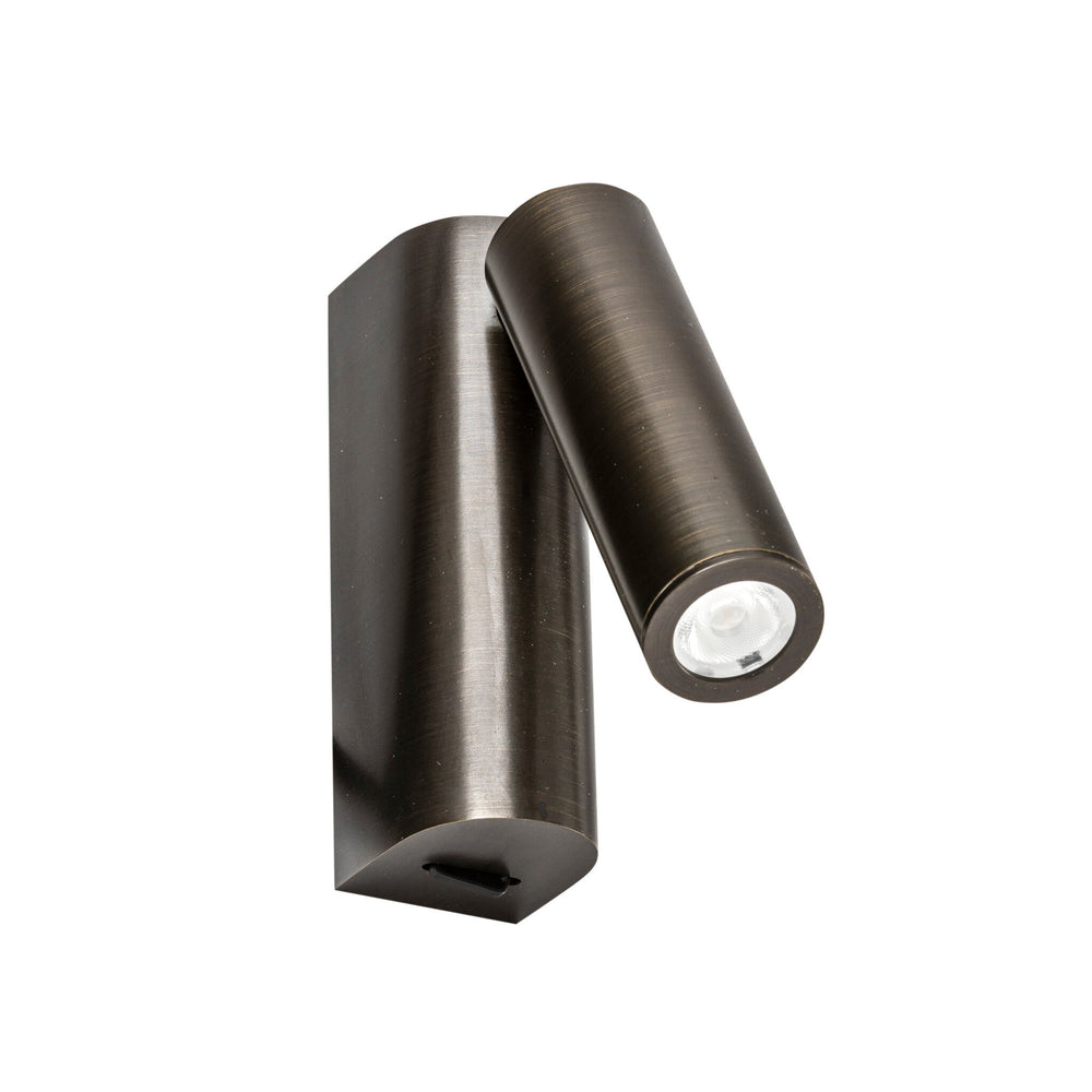 Faro ROB Bronze wall lamp with reader 68497