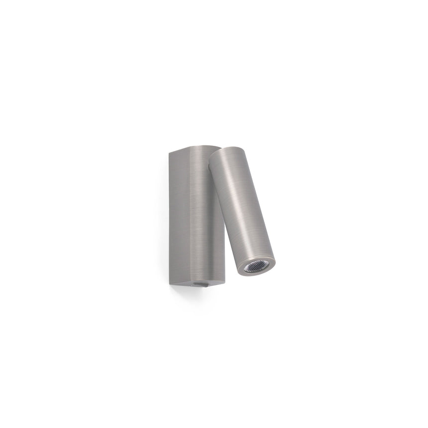 Faro ROB Matte nickel wall lamp with reader 68499