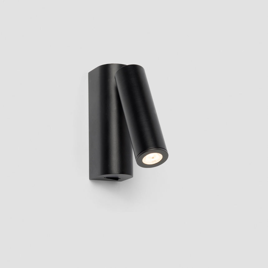 Lámpara de pared aplique Faro Rob con lector LED 3000K negro mate — ref. 68509 (2)